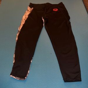 Spartan Race leggings medium black with gray camo